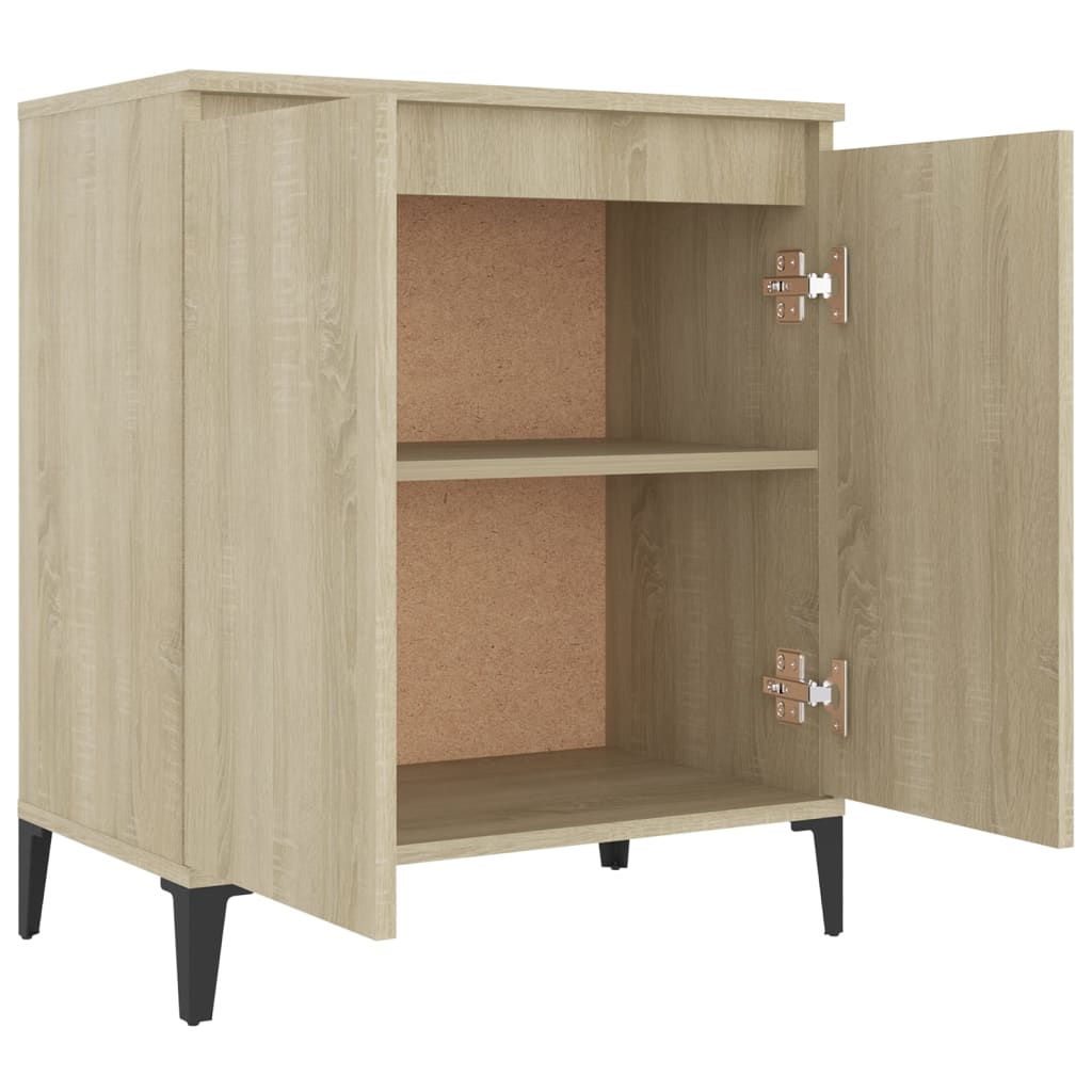 Dressoir 60x35x70 cm bewerkt hout