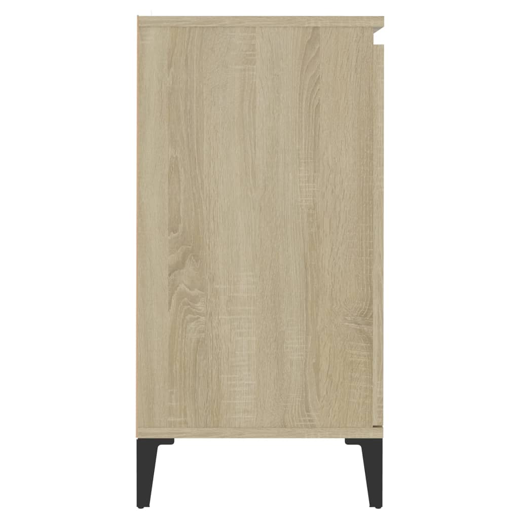 Dressoir 60x35x70 cm bewerkt hout