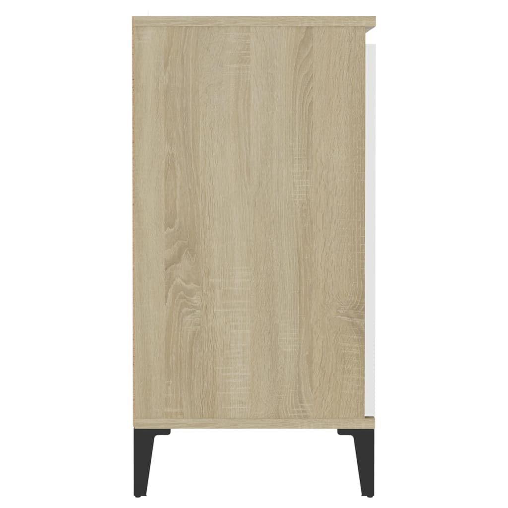 Dressoir 60x35x70 cm bewerkt hout