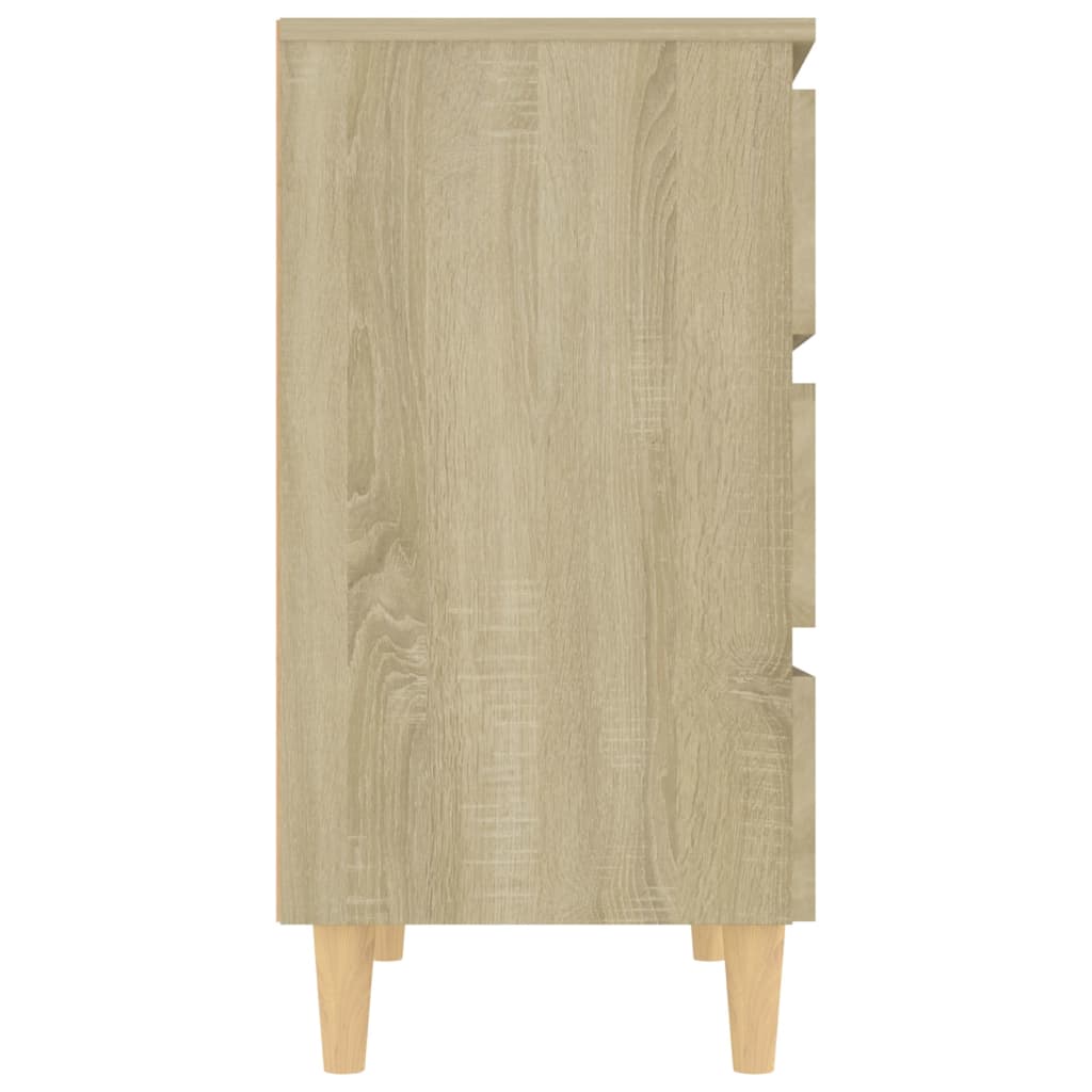 Dressoir 60x35x69 cm bewerkt hout