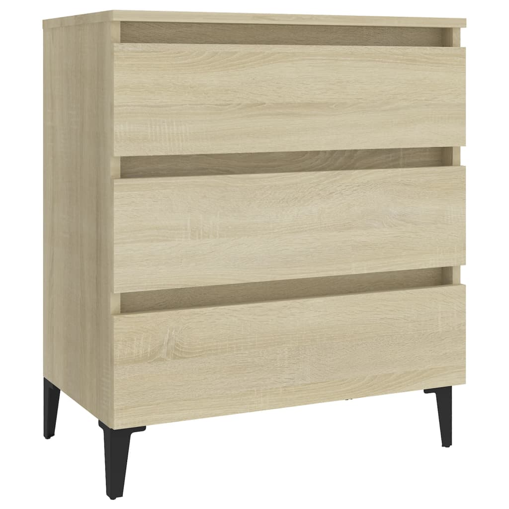 Dressoir 60x35x69 cm bewerkt hout