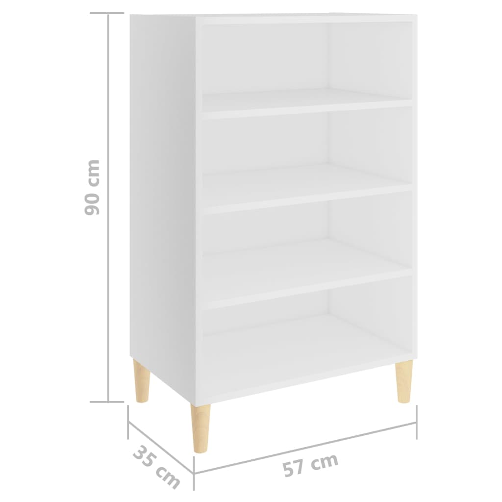 Buffet 57x35x90 cm en bois travaillé