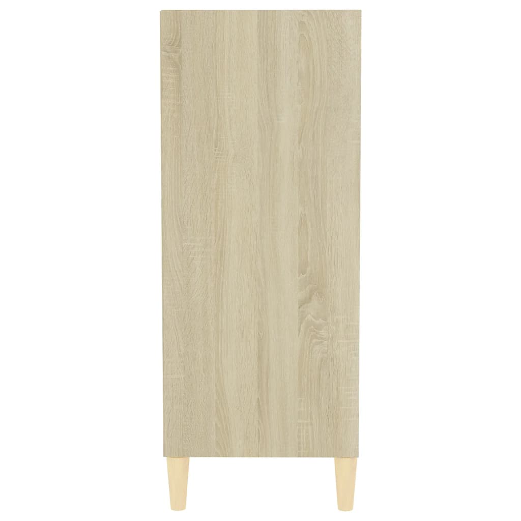 Dressoir 57x35x90 cm bewerkt hout