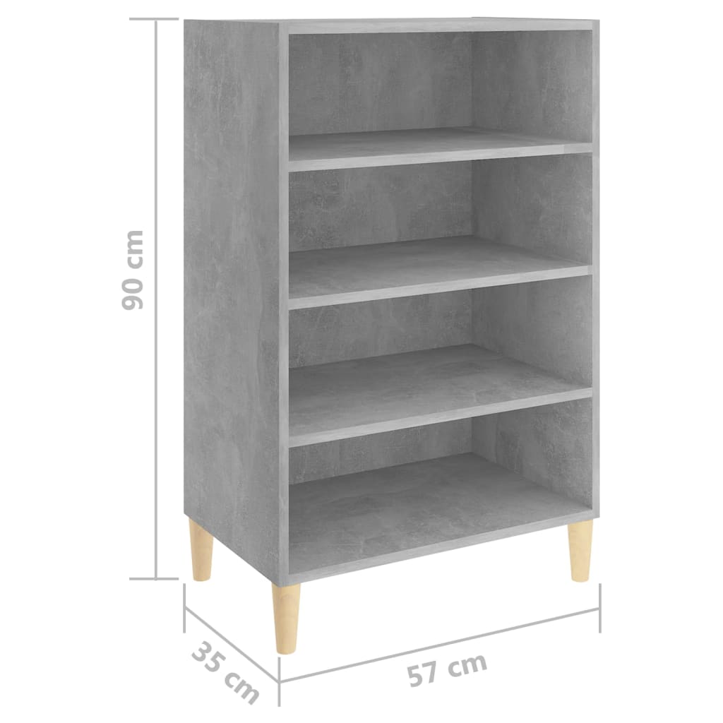 Buffet 57x35x90 cm en bois travaillé