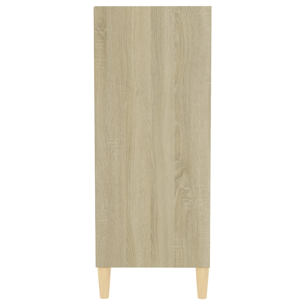 Buffet 57x35x90 cm en bois travaillé