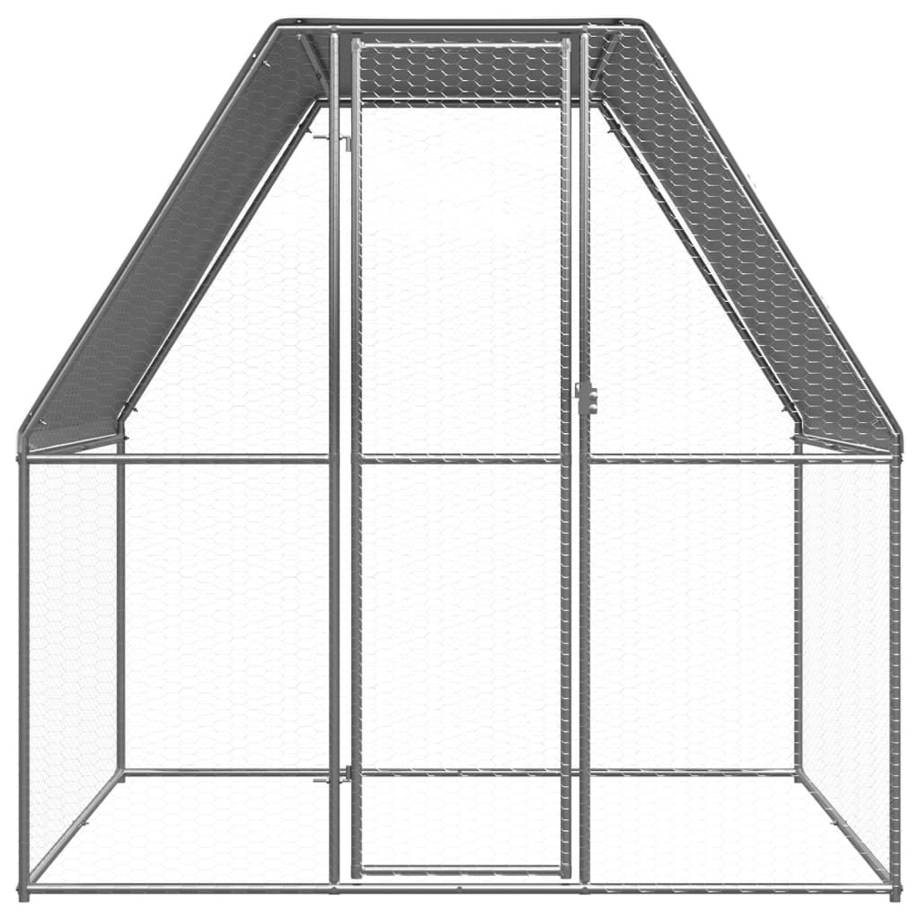 Kippenhok 3x6x2 m gegalvaniseerd staal