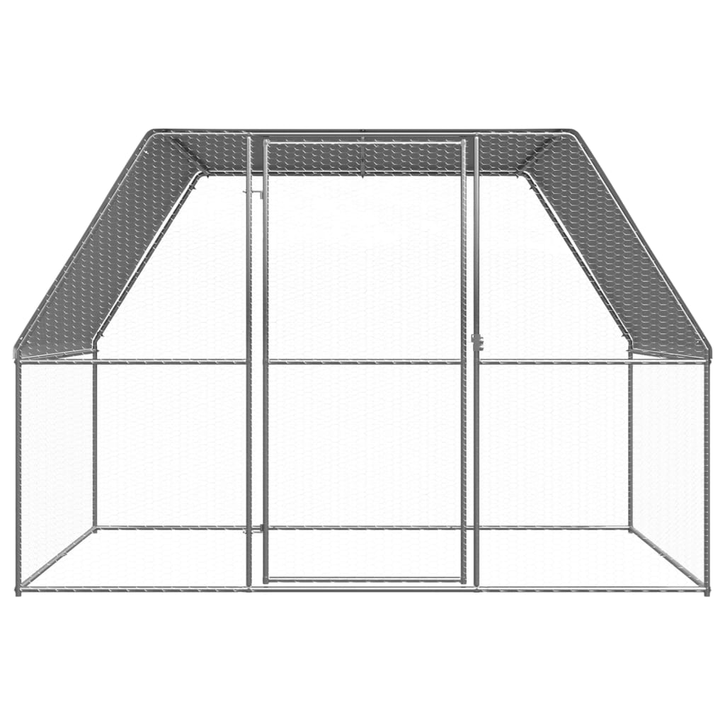 Kippenhok 3x6x2 m gegalvaniseerd staal