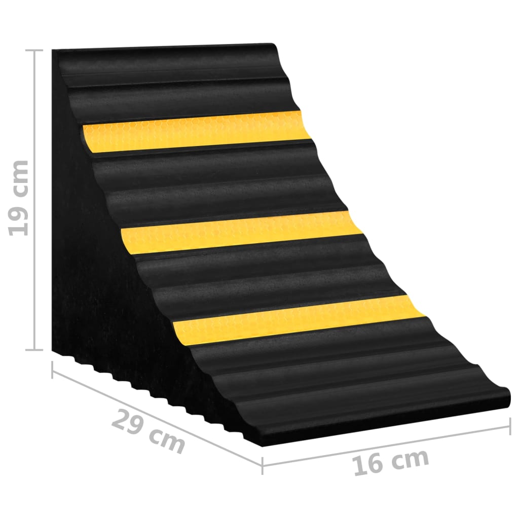 Wielblokken 4 st 16x9x9 cm rubber