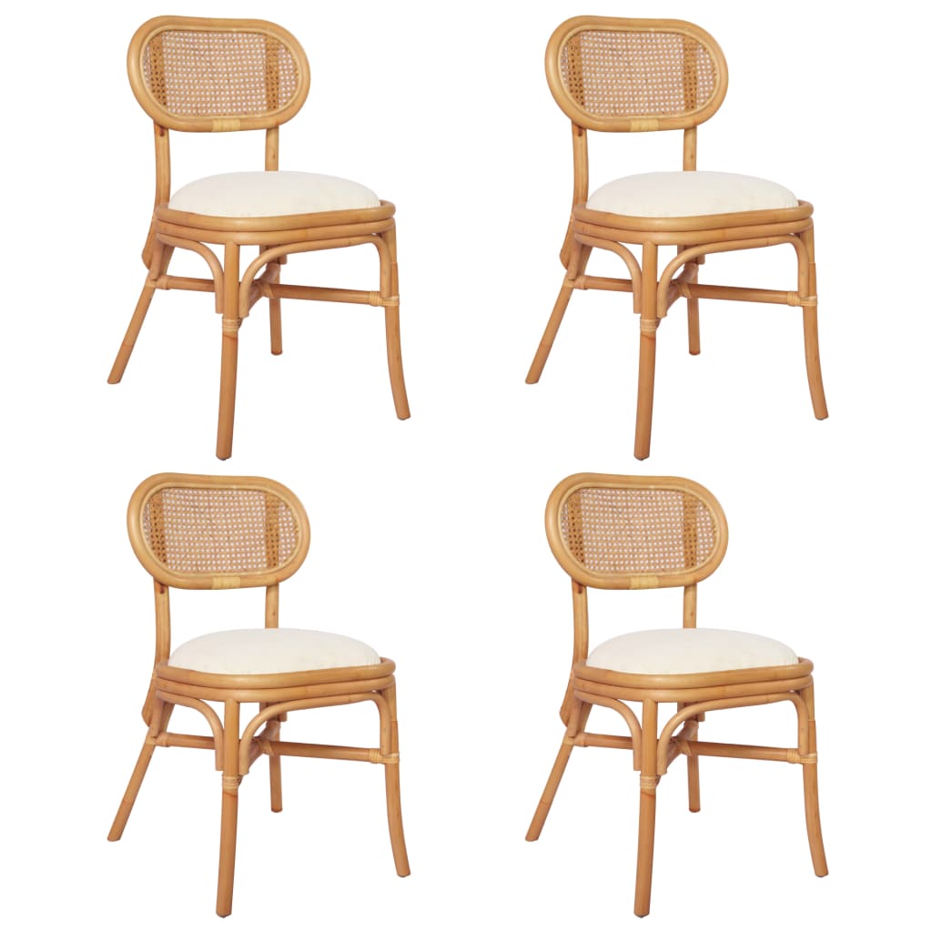 Chaises de salle à manger 4 pcs lin