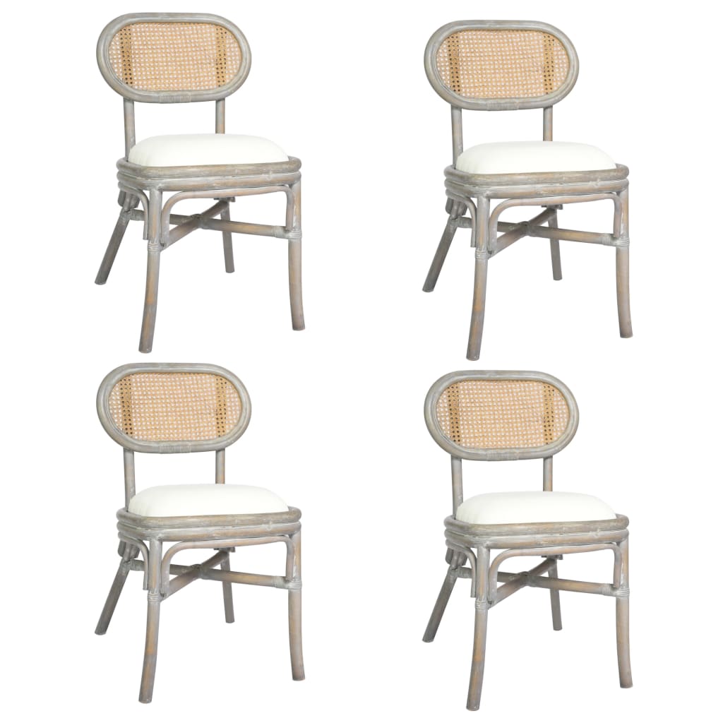 Chaises de salle à manger 4 pcs lin