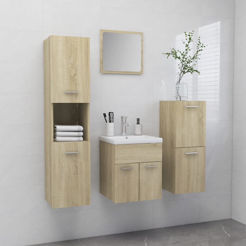 Ensemble de meubles de salle de bain en bois