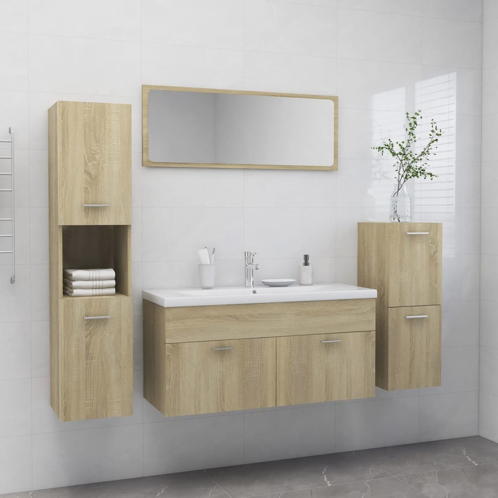 Ensemble de meubles de salle de bain en bois