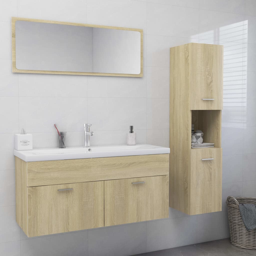 Ensemble de meubles de salle de bain en bois