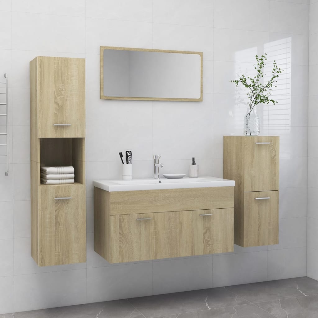 Ensemble de meubles de salle de bain en bois