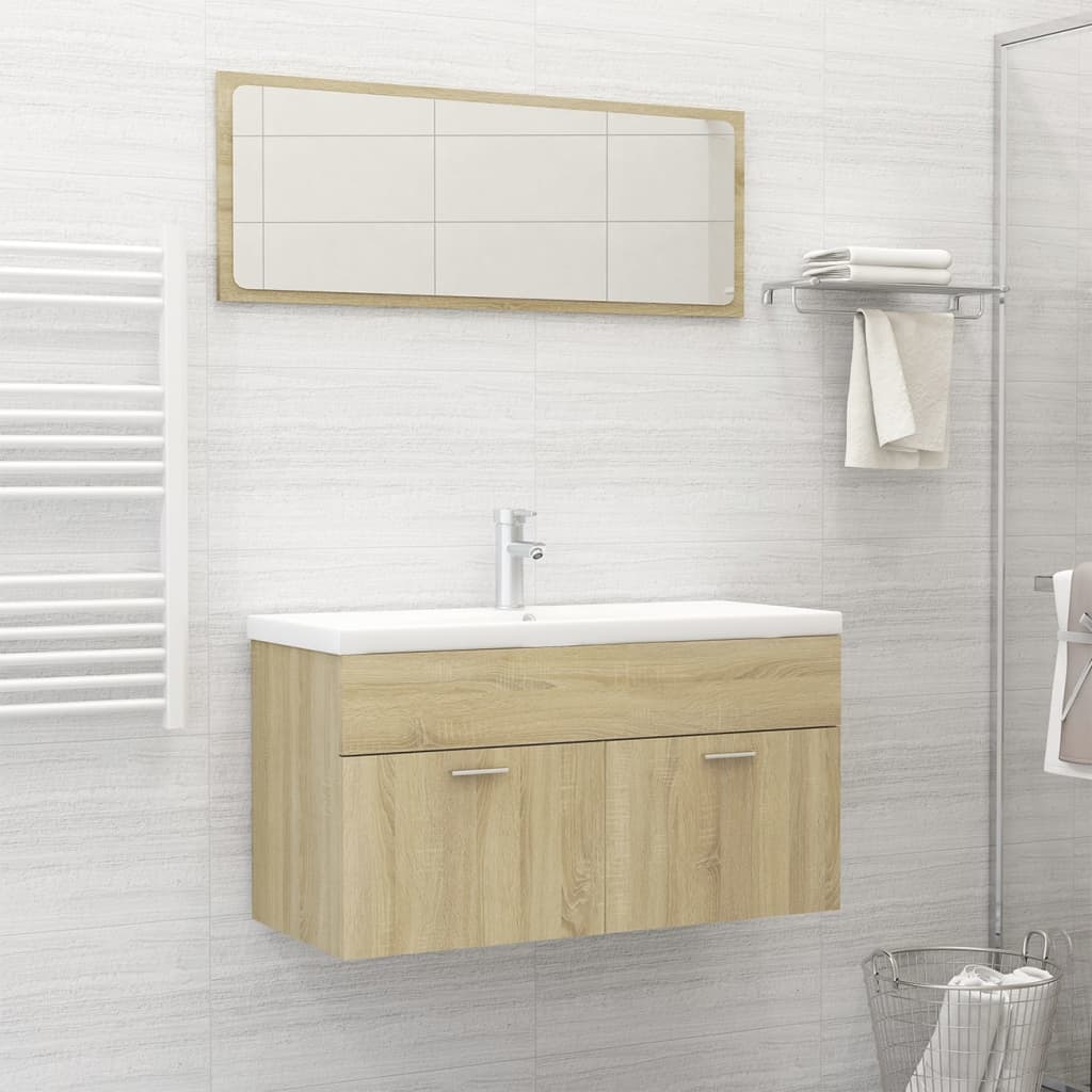 Ensemble de meubles de salle de bain en bois