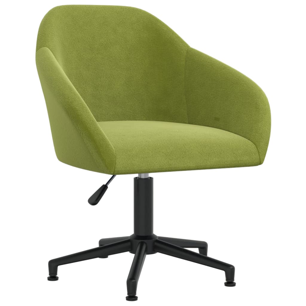 Chaises de salle à manger pivotantes 2 pcs velours vert foncé