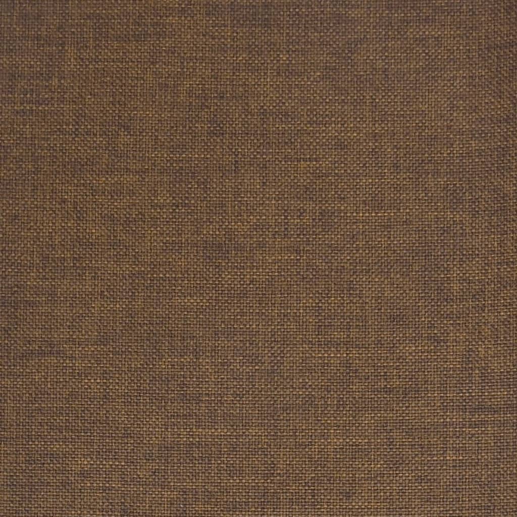 Fauteuil à bascule tissu marron