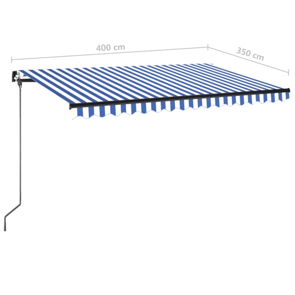 Luifel handmatig uittrekbaar 350x250 cm