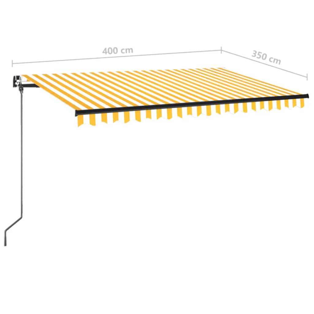 Luifel handmatig uittrekbaar 350x250 cm