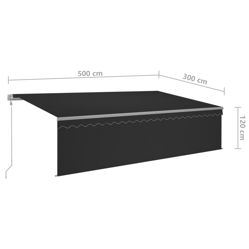 Luifel automatisch rolgordijn LED windsensor 6x3 cm