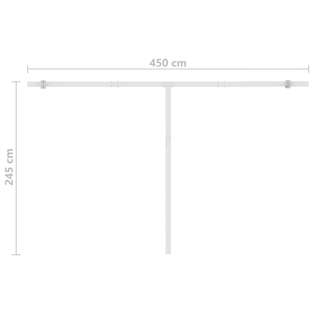 Store autoportant, extensible manuellement 400x350 cm