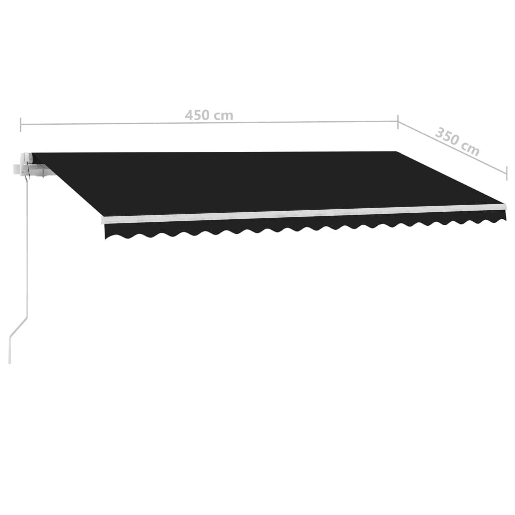 Store autoportant, extensible manuellement 400x350 cm