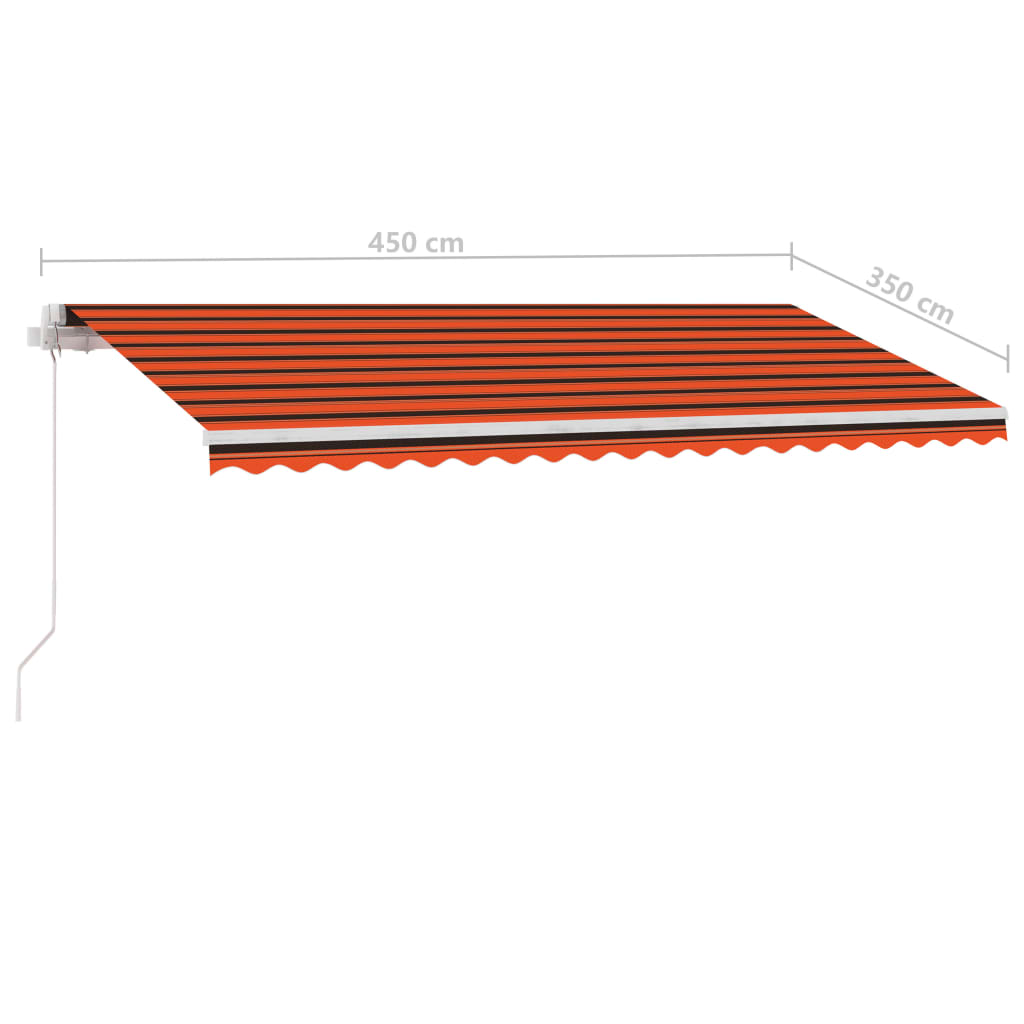 Store autoportant, extensible manuellement 400x350 cm