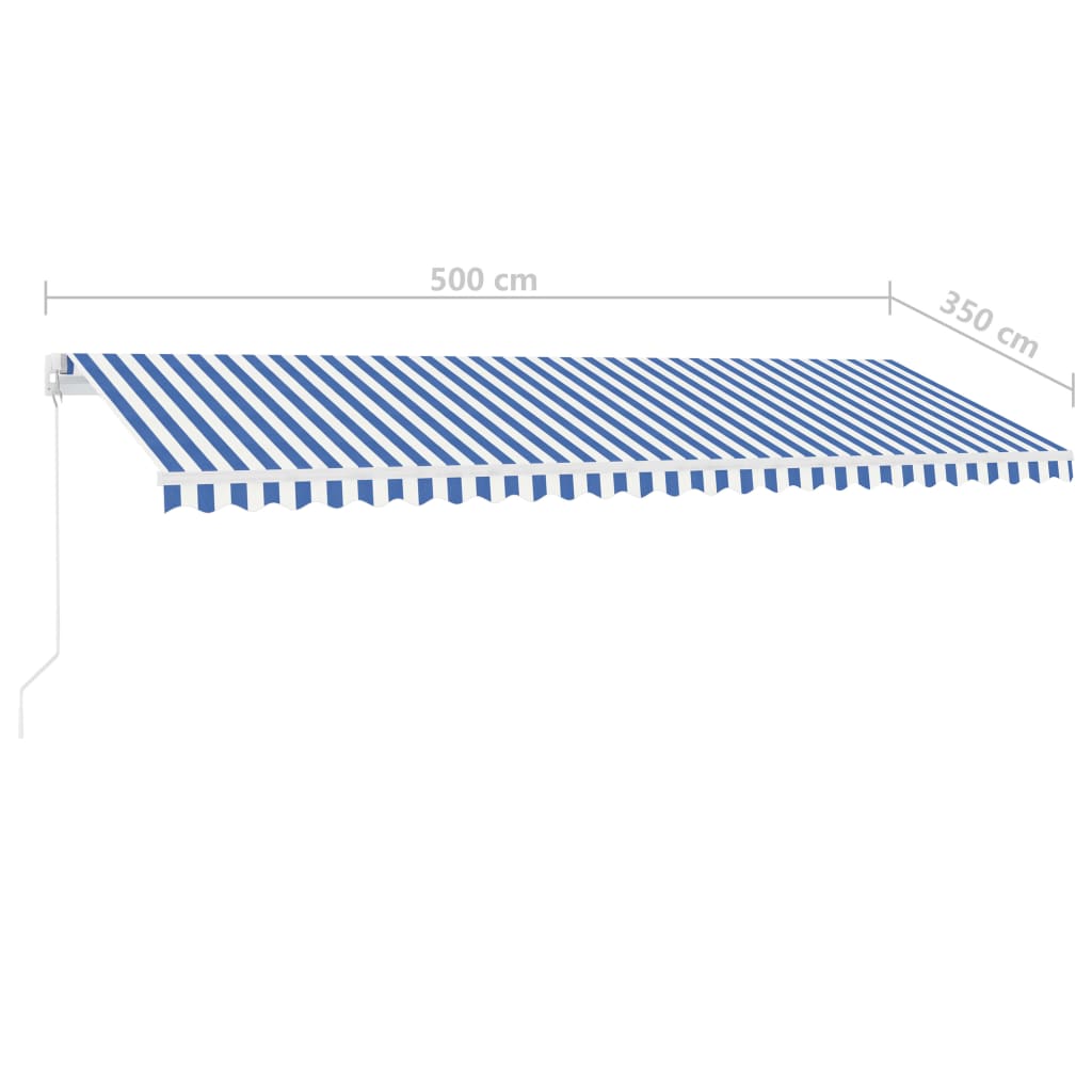 Store autoportant, extensible manuellement 400x350 cm