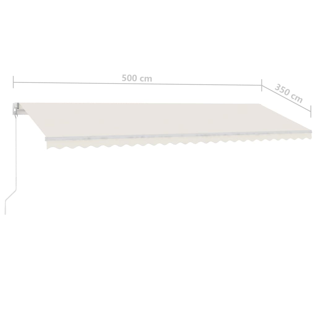 Store autoportant, extensible manuellement 400x350 cm