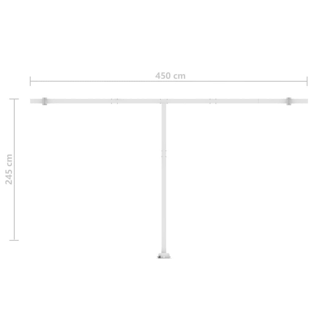 Store autoportant, extensible manuellement 400x350 cm