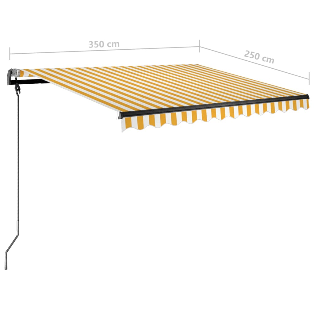 Luifel vrijstaand handmatig uittrekbaar 400x300 cm