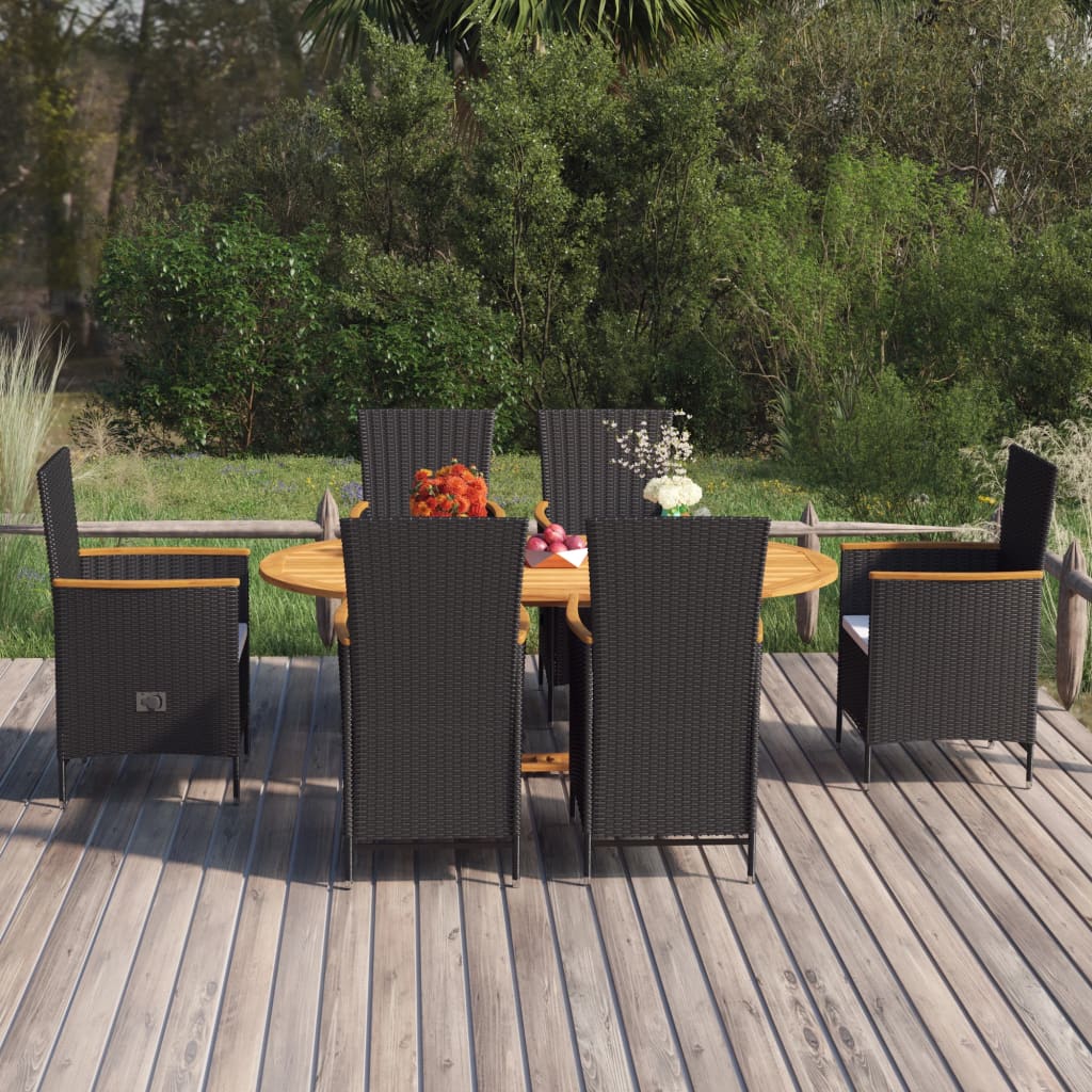 7-delige Tuinset poly rattan