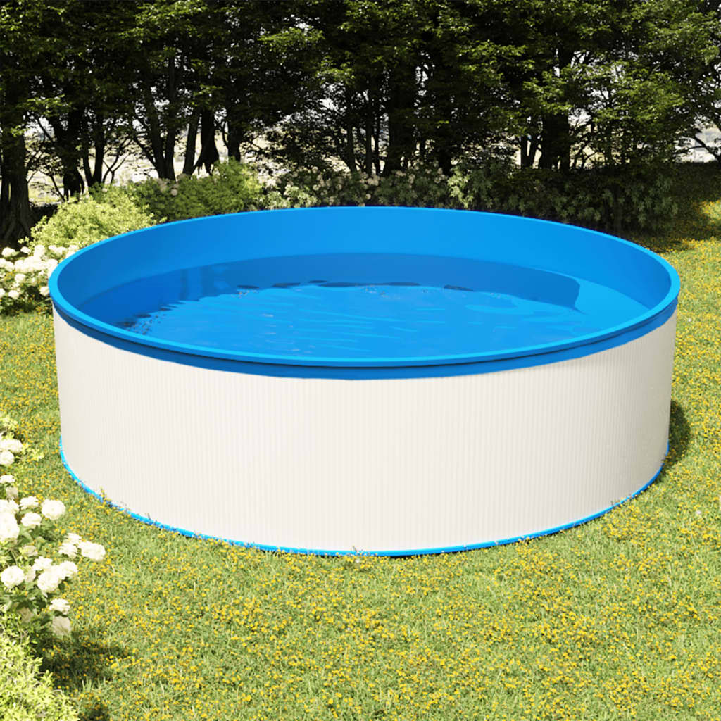 Splasher pool met hangende skimmer en pomp 350x90 cm