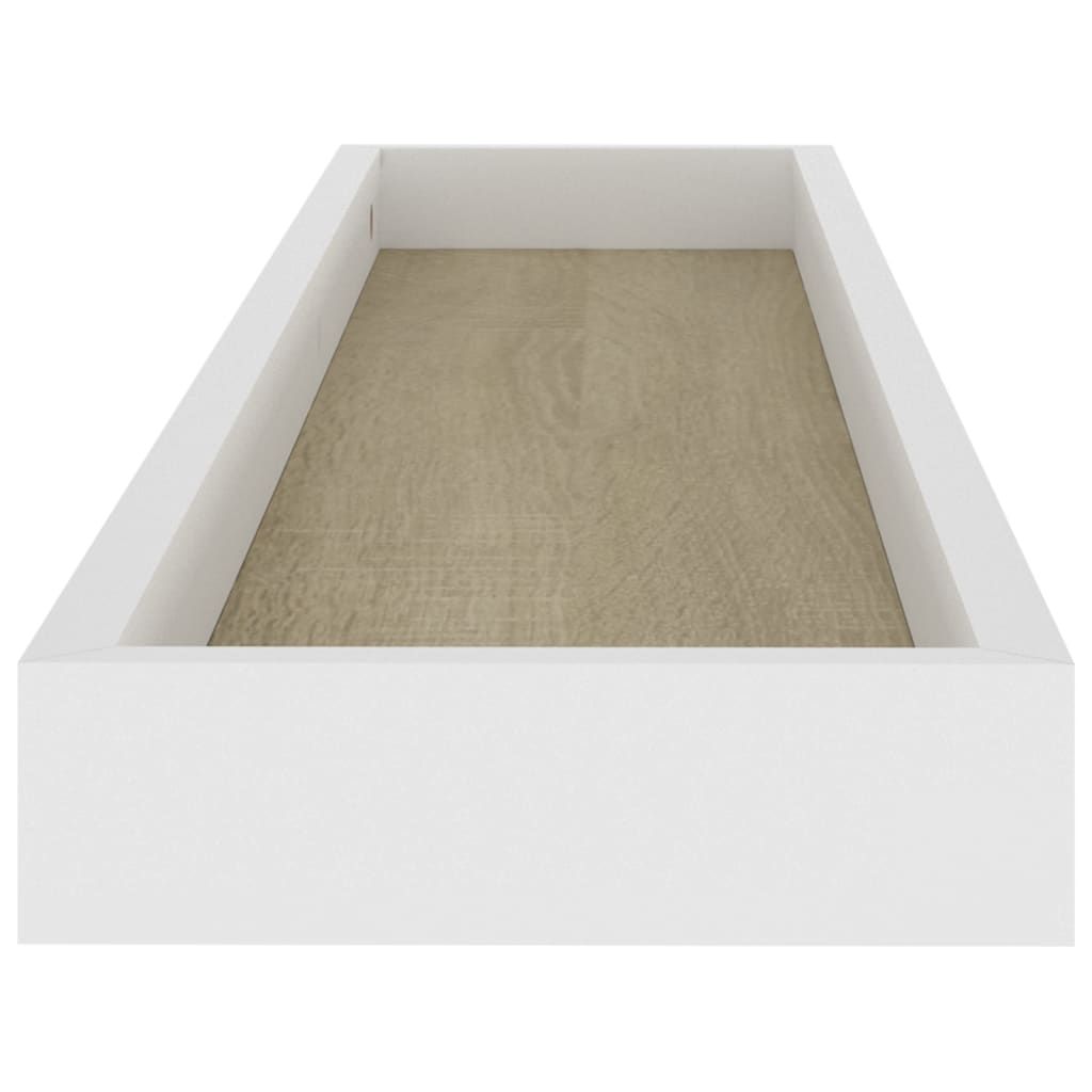 Wandschappen 2 st Loggia 80x15x4 cm MDF