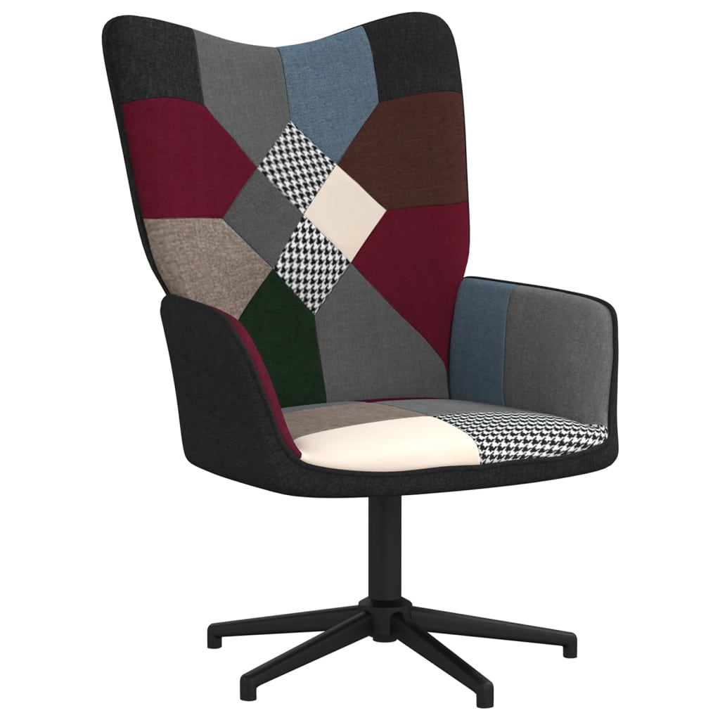 Fauteuil de relaxation tissu patchwork