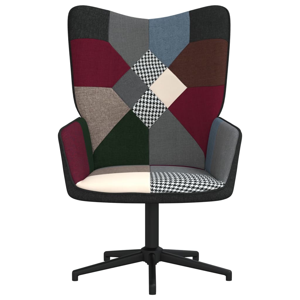 Fauteuil de relaxation tissu patchwork