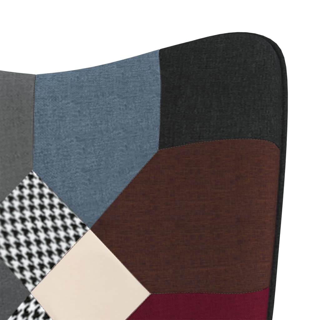 Relaxstoel patchwork stof