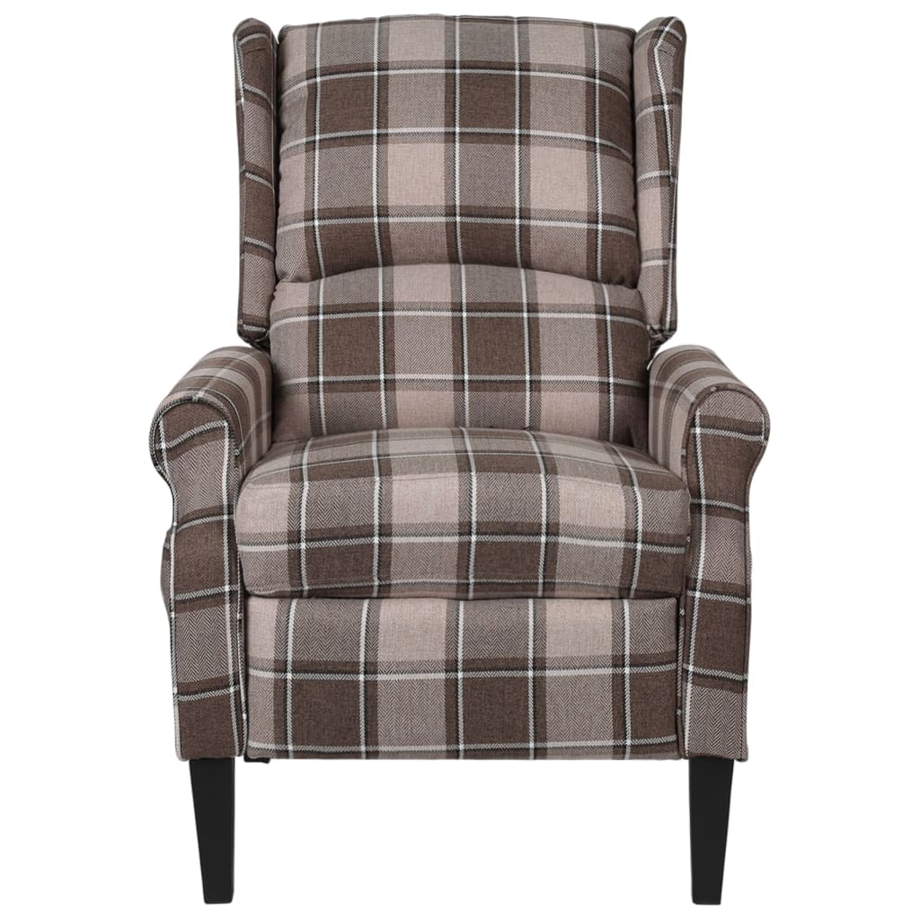 Fauteuil stof witgrijs