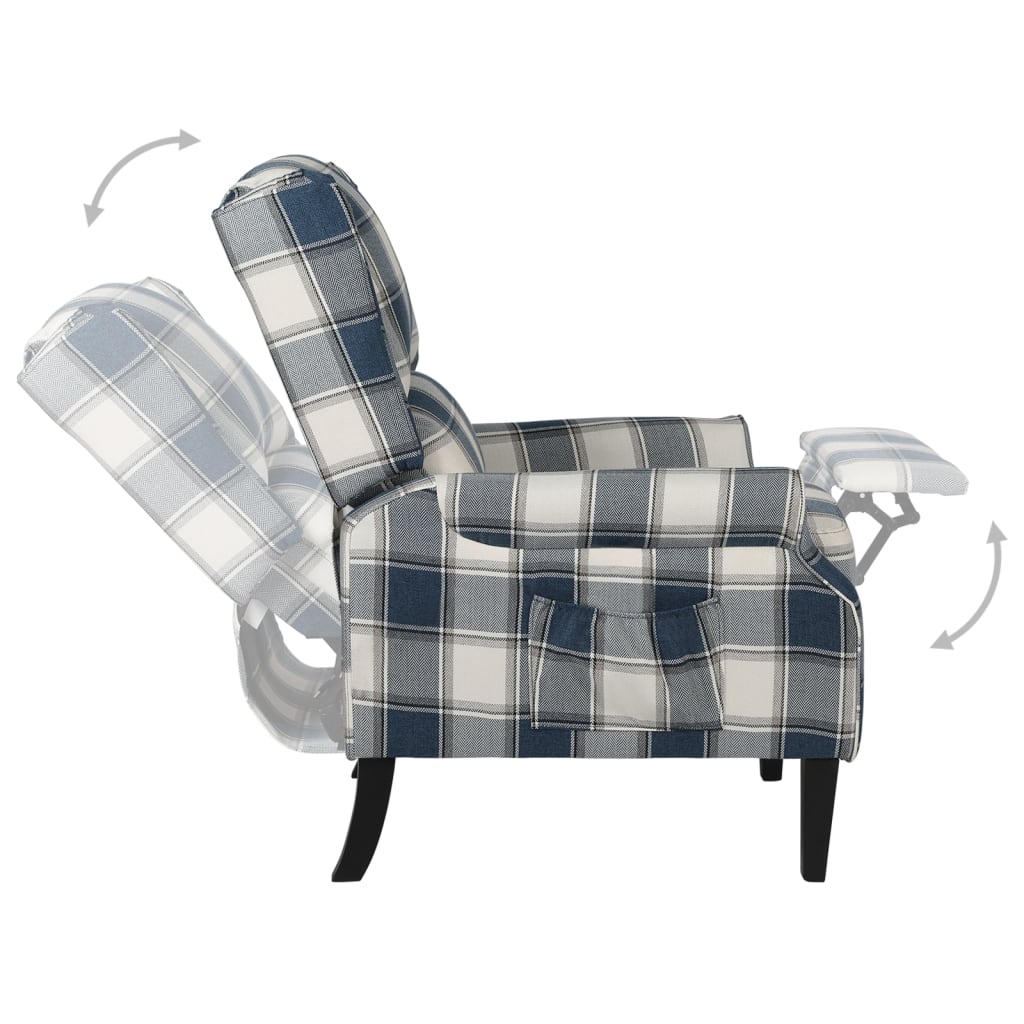 Fauteuil stof witgrijs