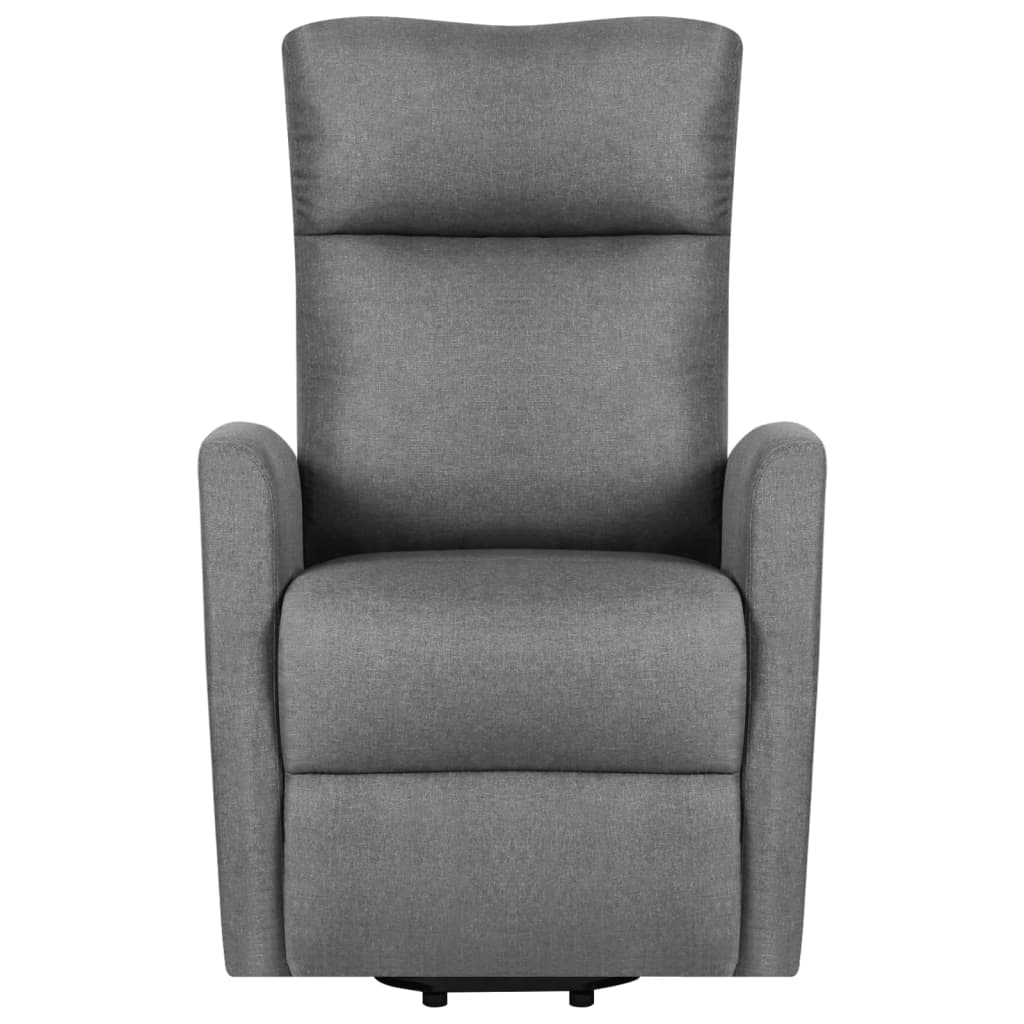 Fauteuil de massage verticalisateur tissu gris clair