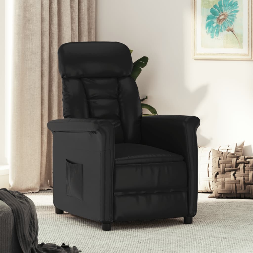 Fauteuil réglable en simili cuir