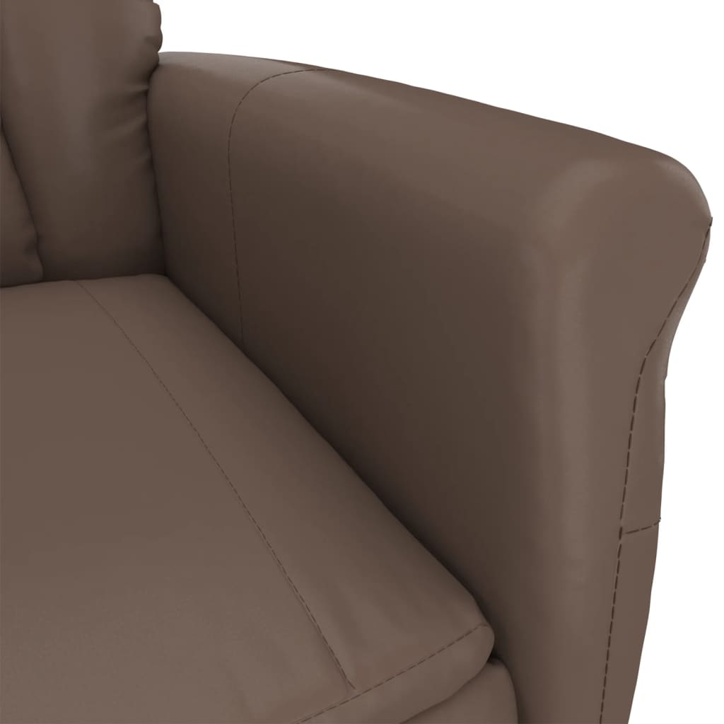 Fauteuil réglable en simili cuir