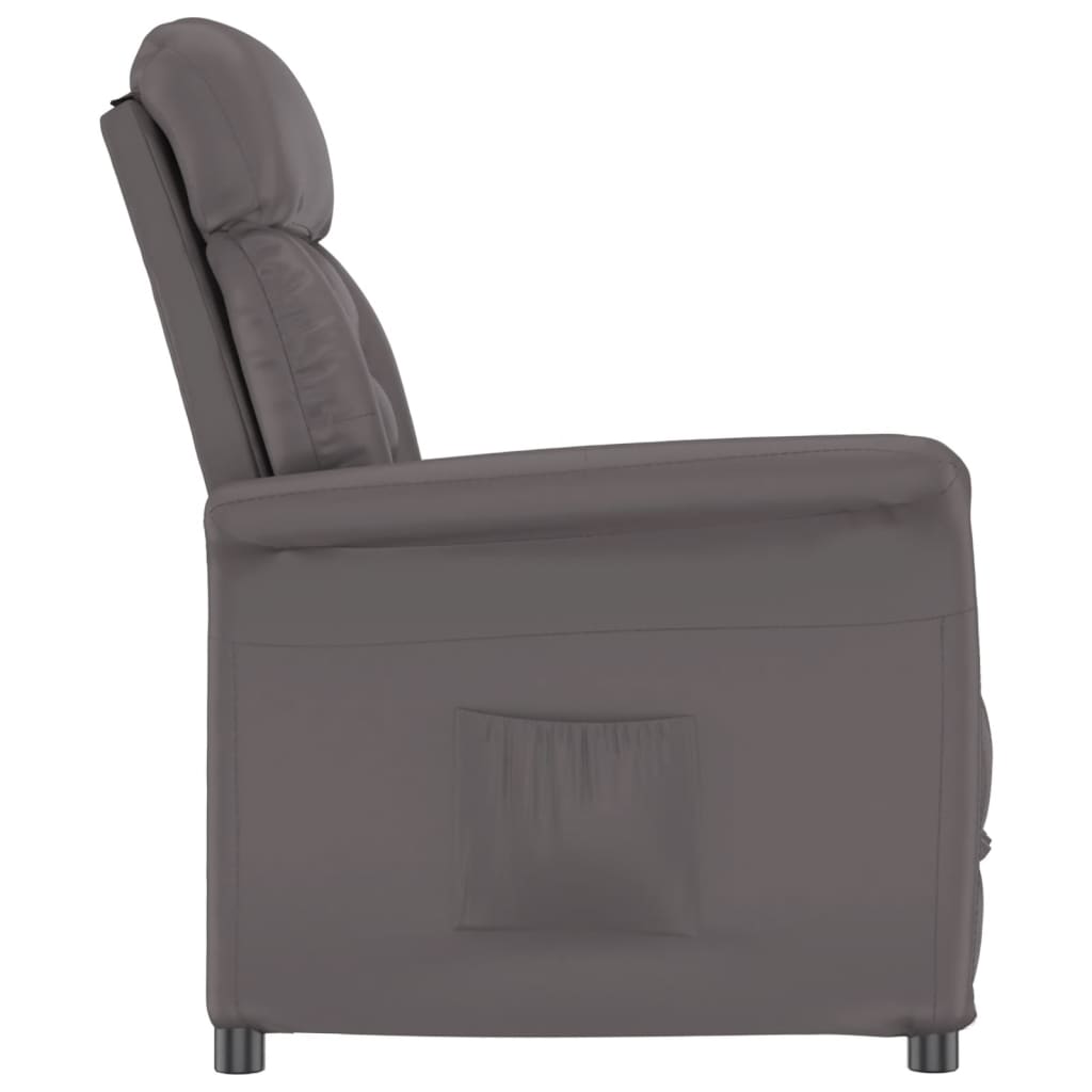 Fauteuil réglable en simili cuir