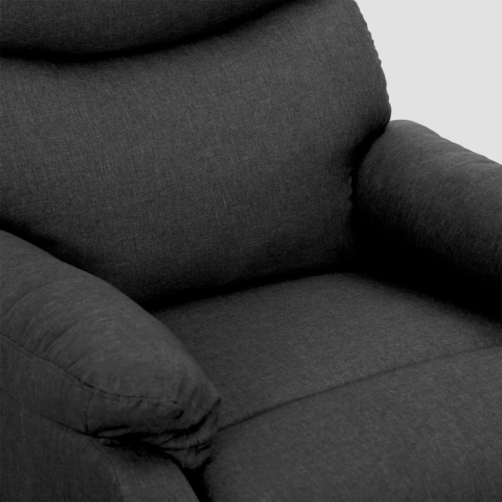 Fauteuil de massage verticalisateur tissu noir