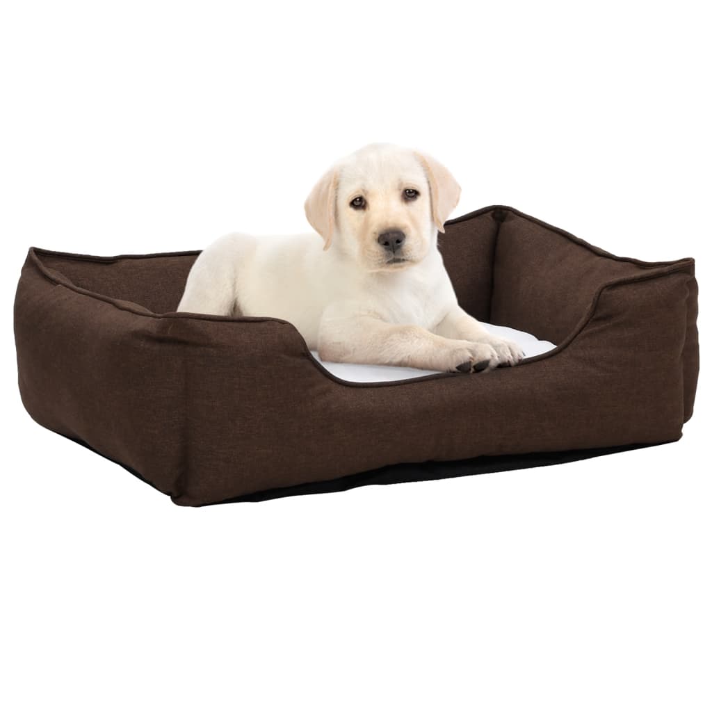 Linge de lit pour chien aspect polaire 85,5x70x23 cm