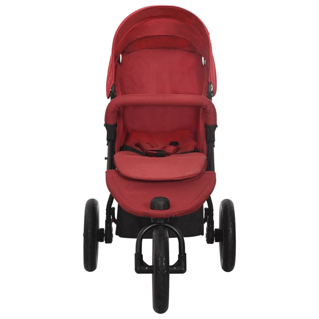 Kinderwagen staal antracietkleurig