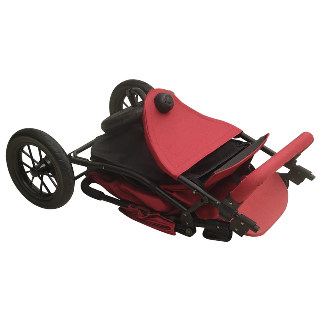 Kinderwagen staal antracietkleurig