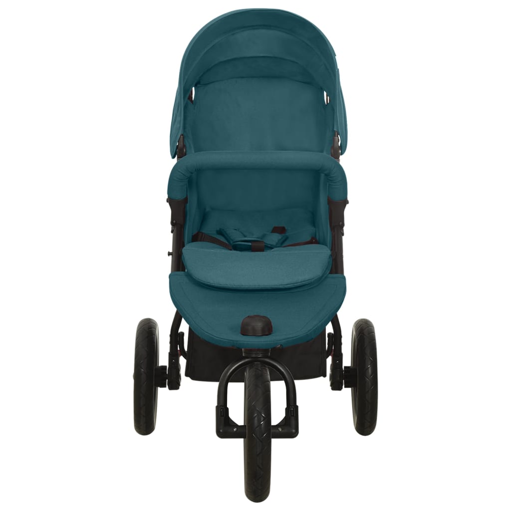 Kinderwagen staal antracietkleurig