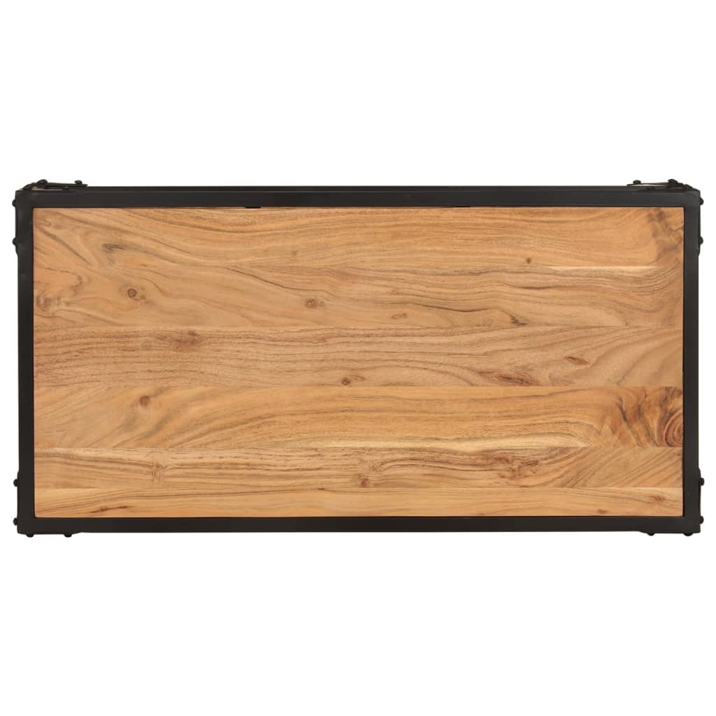 Salontafel 60x60x35 cm massief mangohout