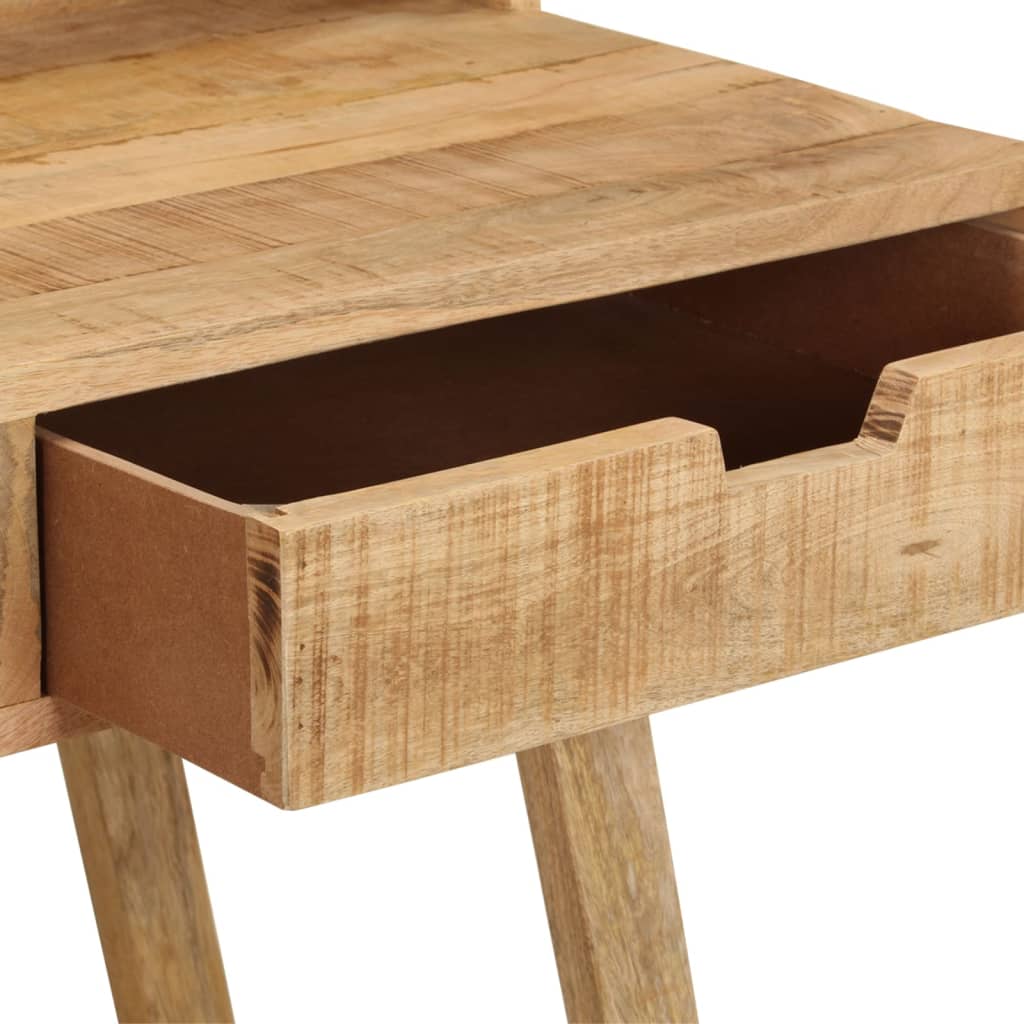 Bureau 100x45x90 cm bois de manguier brut massif